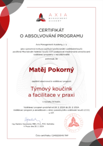 Certifikát TKP